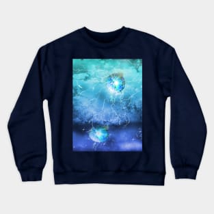 dark forest fireball Crewneck Sweatshirt